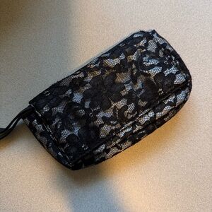 Brand new Victoria’s Secret black lace clutch / wristlet